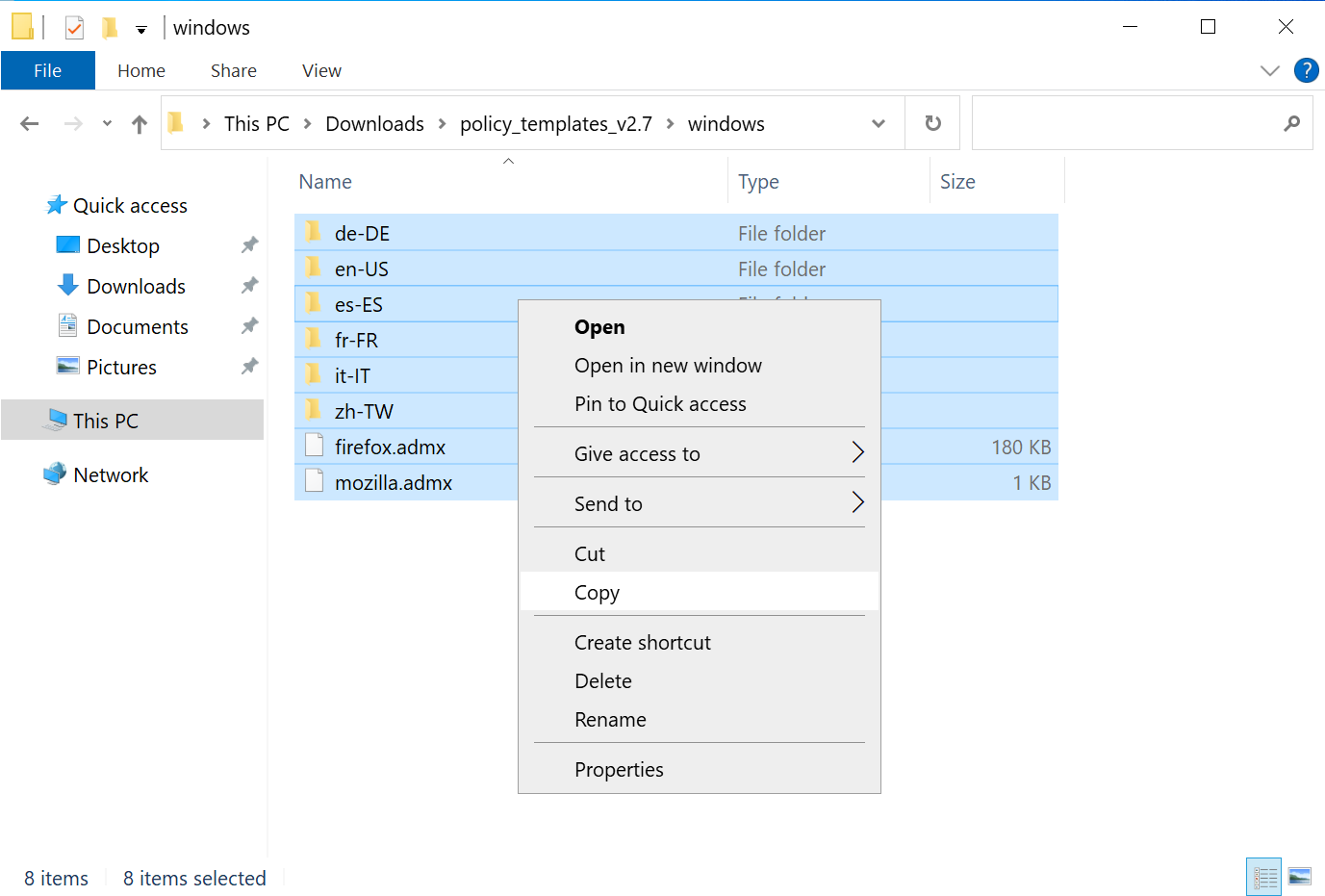 Group Policy Settings