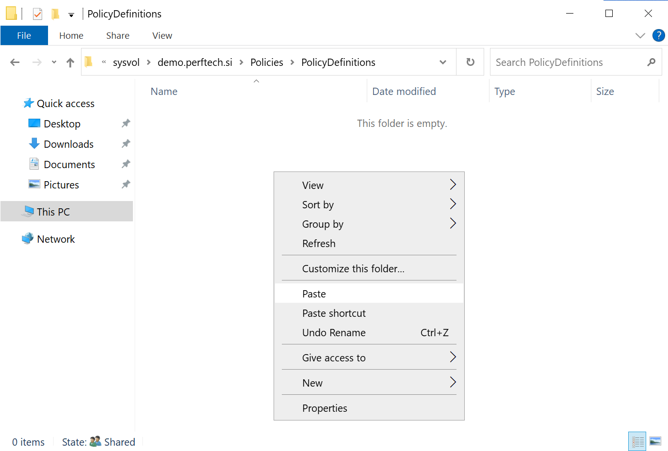 Group Policy Settings