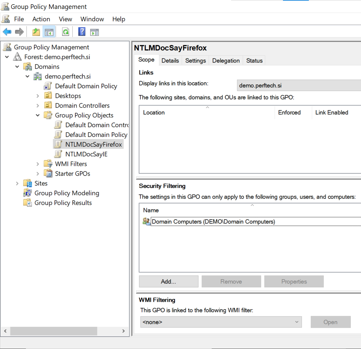 Group Policy Settings