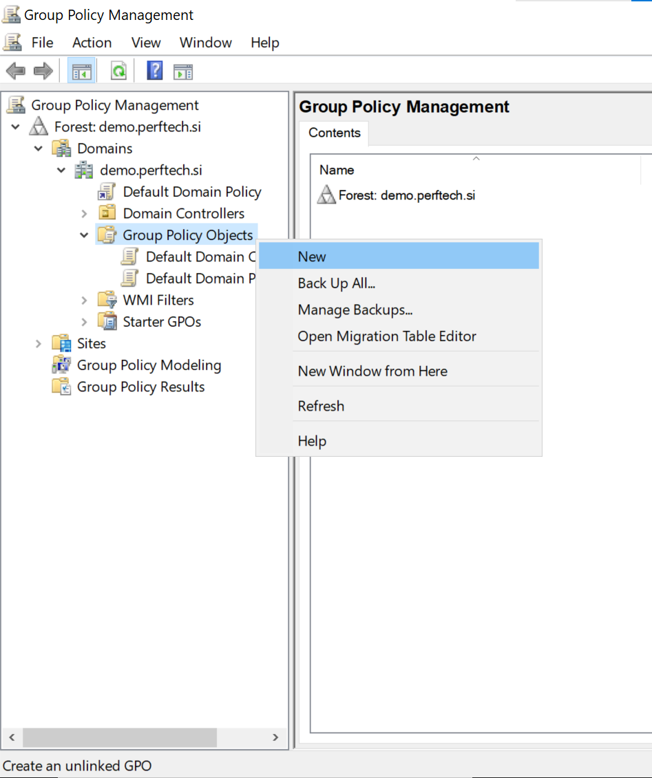 Group Policy Settings