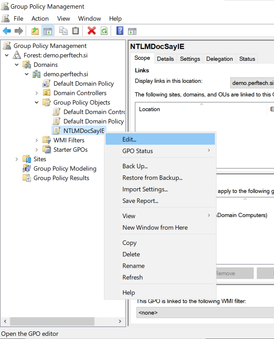 Group Policy Settings