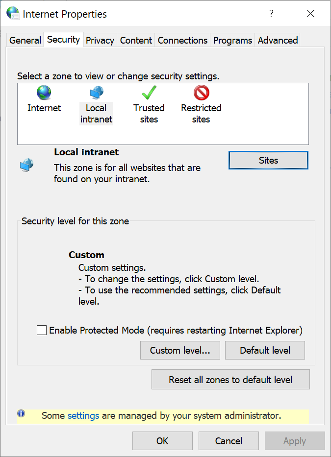 Group Policy Settings