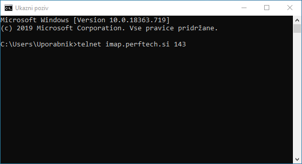 Telnet test 2