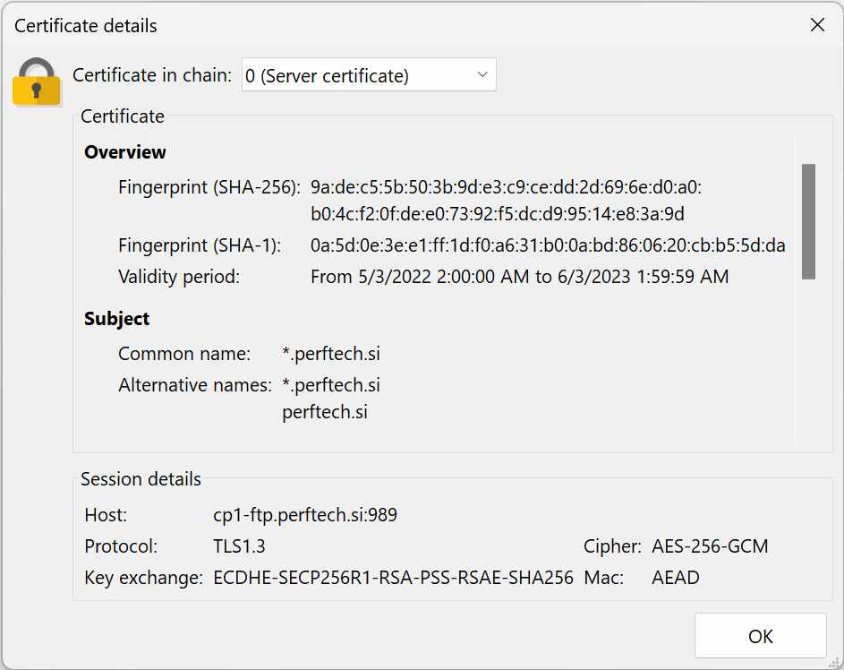 FTP SSL